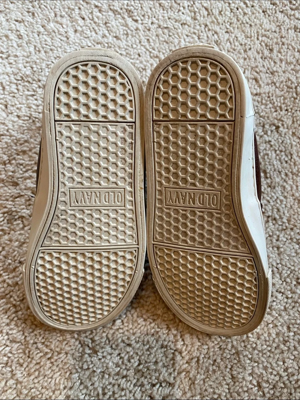 Old Navy Brown and Cream Kids Chelsea Boots